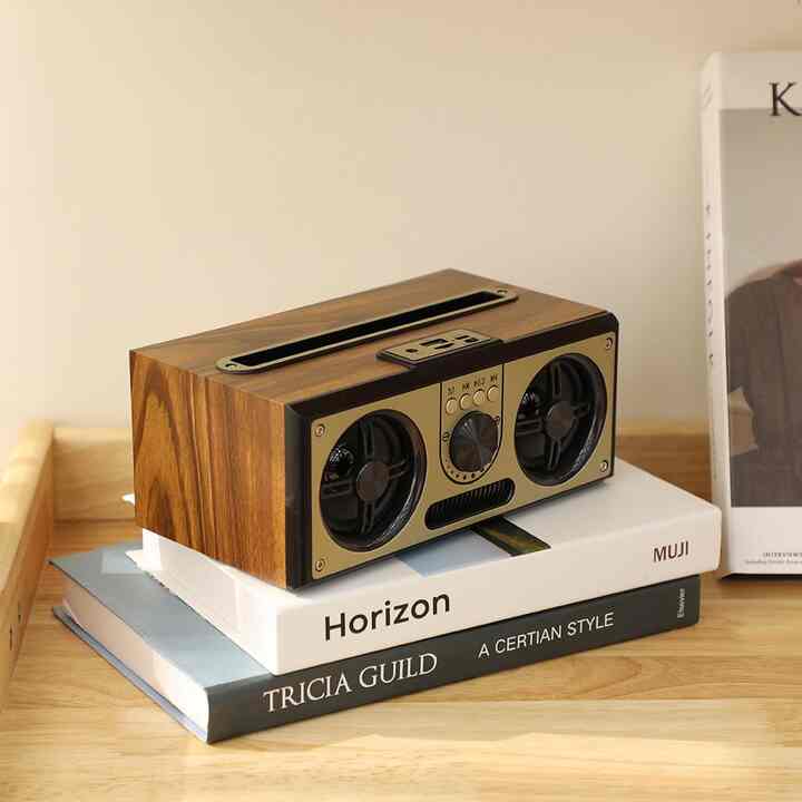 RETRO20W ウッド 5.0 Bluetoothスピーカー