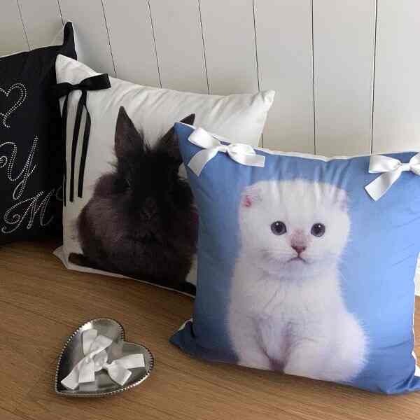 The Ribbon クッションカバー［2色］