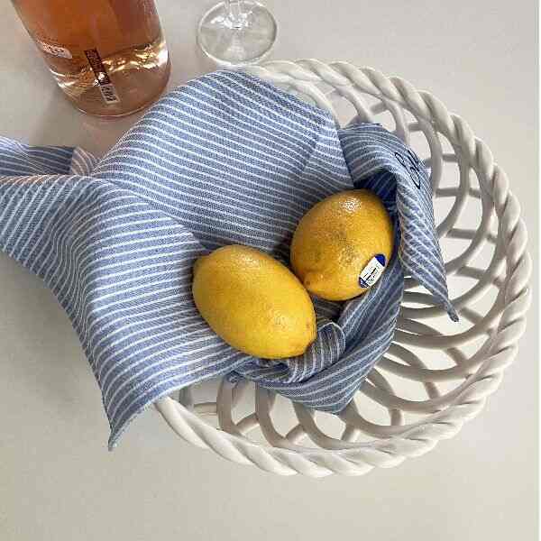 Ceramic バスケット 円形 バスケット