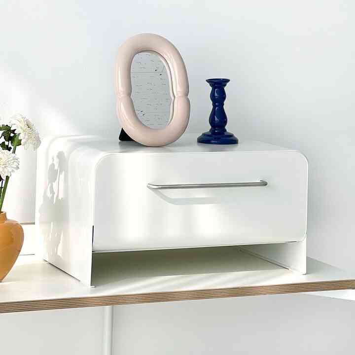 スチール スライド 収納ボックス［2色］