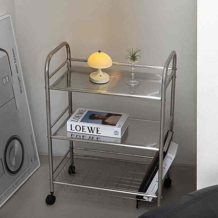 ステンレス シルバー ワゴン