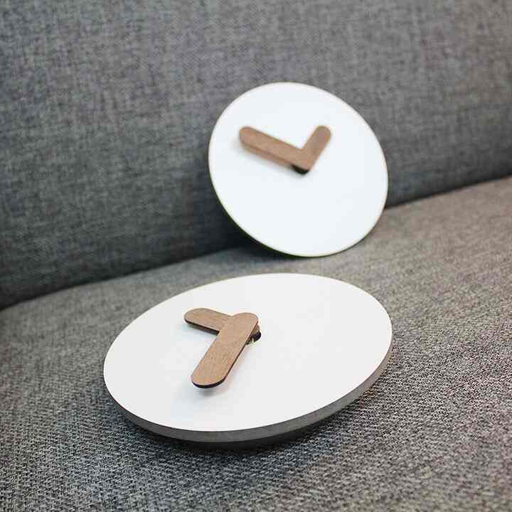 ホワイト ミニ 壁掛け時計