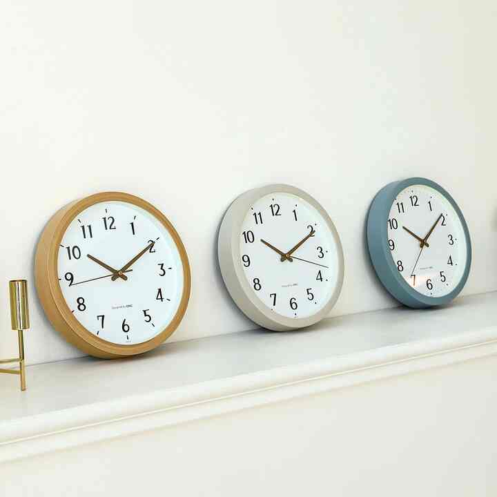 Basic sans 静音 壁掛け時計［3色］