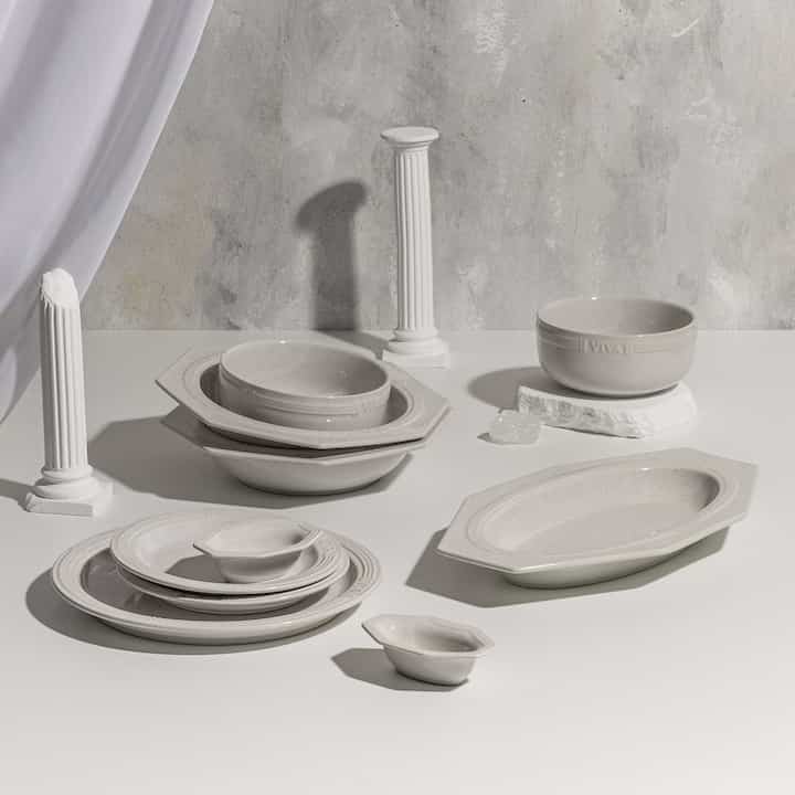 VIVA ディナー食器 2人用 10点セット［4色］