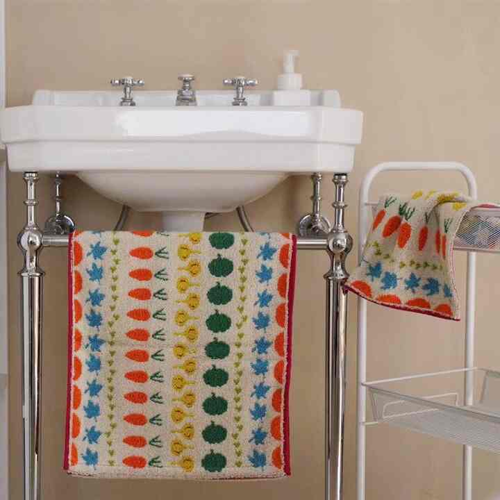 charming carrot pattern タオル［2色］