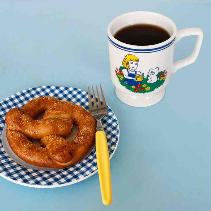 ゴブレットマグカップ Teddy&Lucy