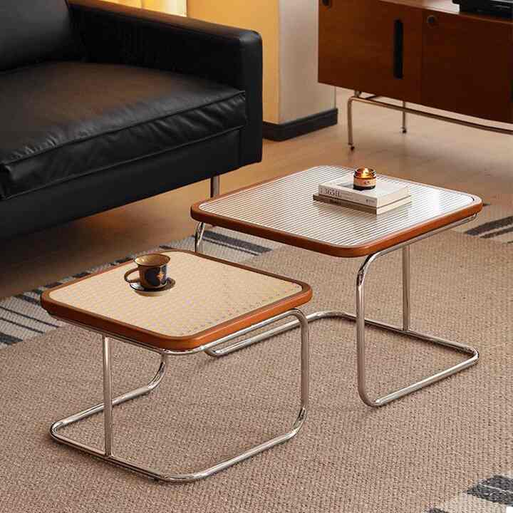 SAGE ラタン サイドテーブル［3色］