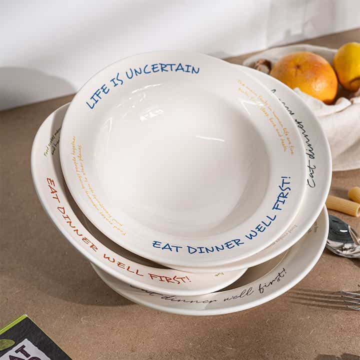 Newyork レタリング サラダボウル 25cm［4色］