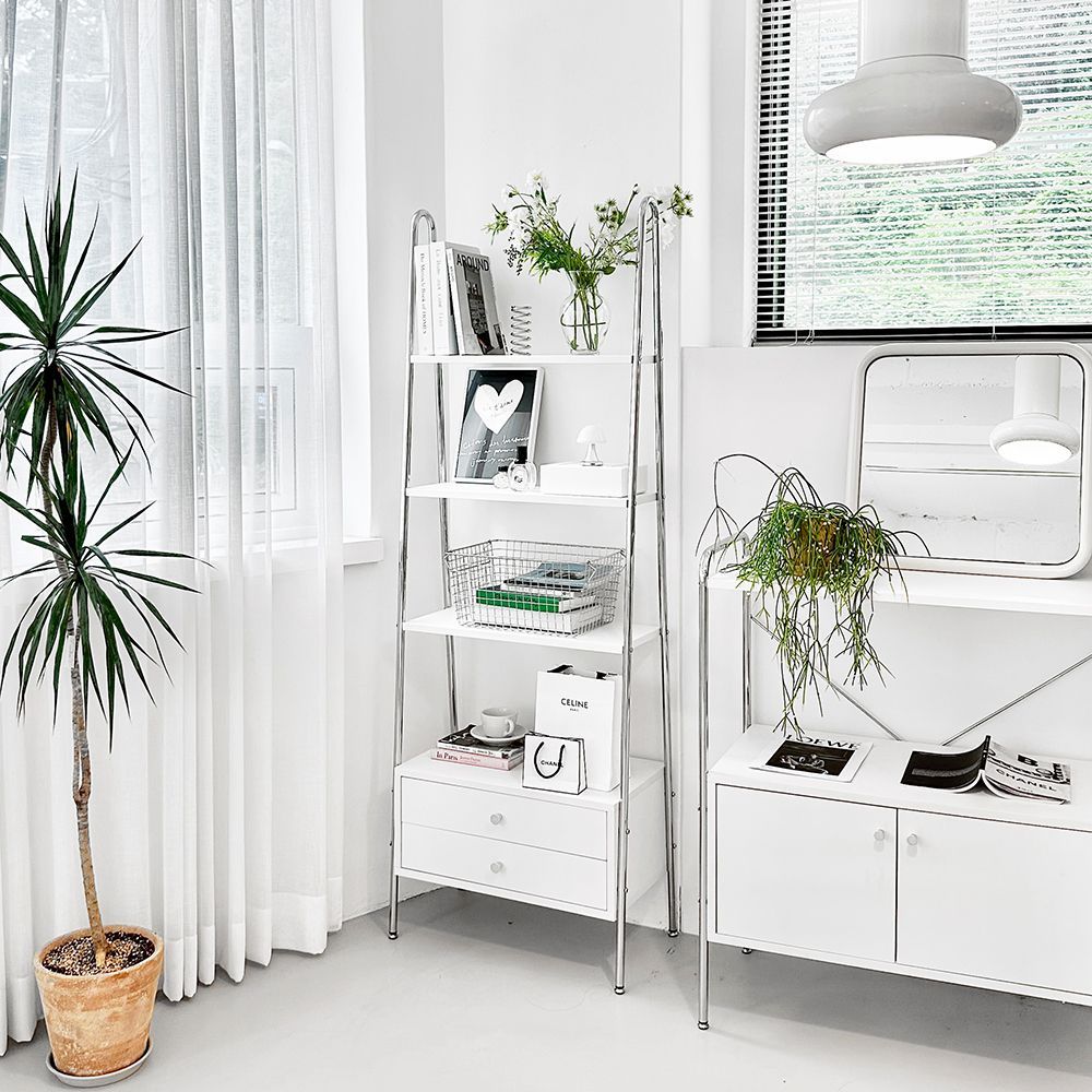 無印良品 ステンレスユニットシェルフ ワイド 小［3色］ | 棚