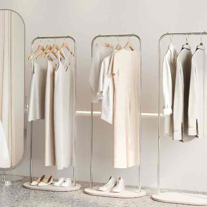 POINT ウッド ハンガーラック 60cm