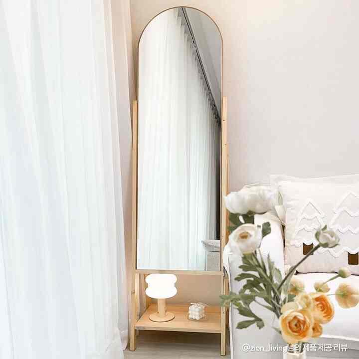 Ovmal アーチ形 全身鏡付き ドレッサー