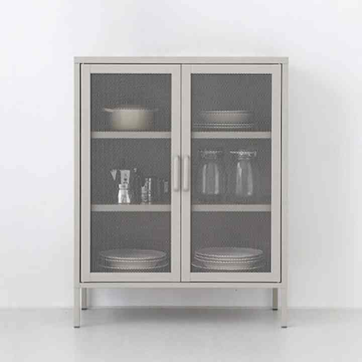 MESHI キャビネット 2ドア［5色］