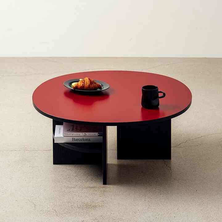 Lihire ローテーブル LHR-ST-03 バーガンディ