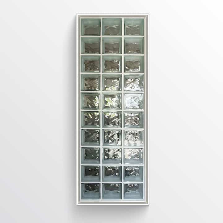 ポスター フレーム付き Glass Block Wave Type 42x118.9cm［8色］