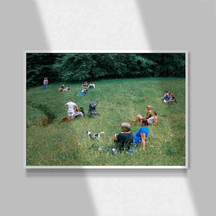 ポスター 草原での休息［3サイズ］