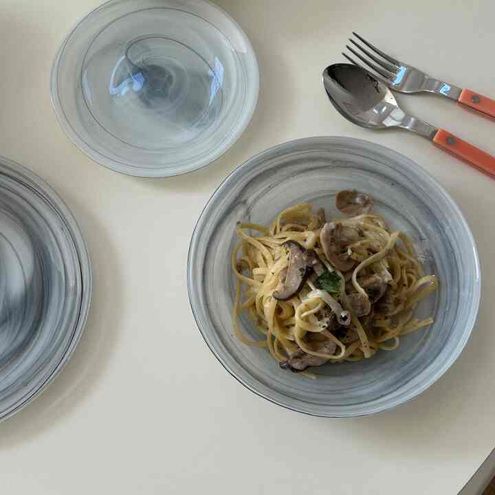 サラダボウル 20cm ブラック＆ホワイト