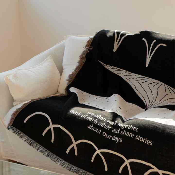 Tapestry ブランケット BLACK