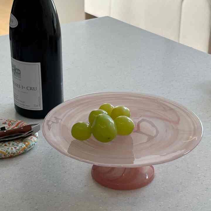 ケーキスタンド 21cm ピンク