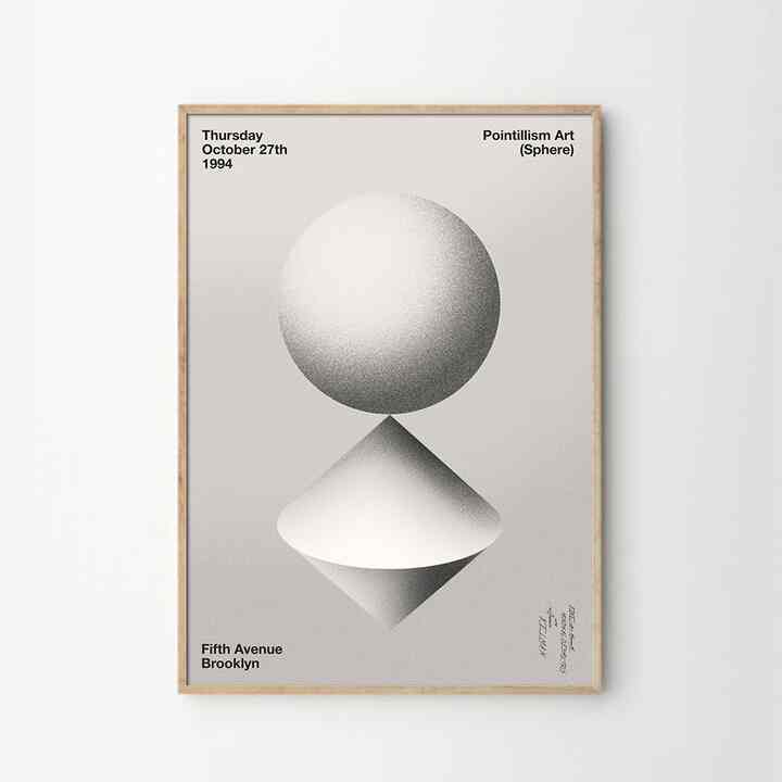 ポスター Pointillism