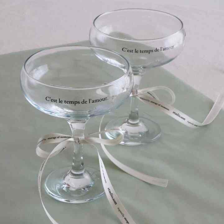 l'amour ワイングラス［3色］