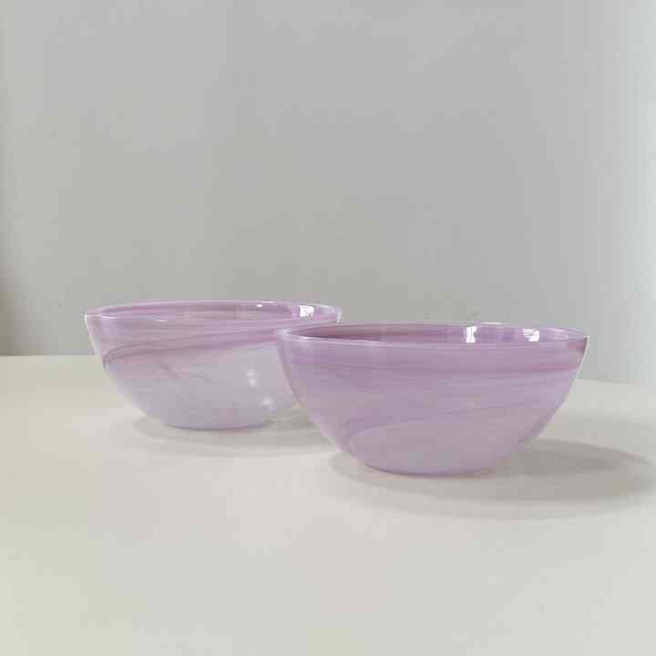 ボウル 18cm ロイヤルライラック 2点セット