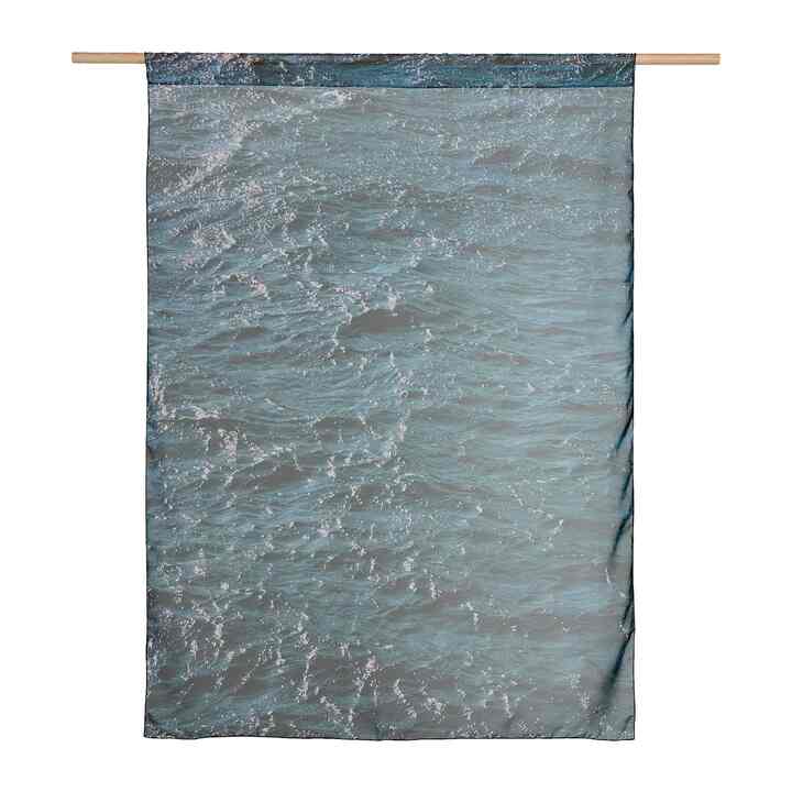 水鱗 シフォン ポスター カーテンタイプ［2サイズ］