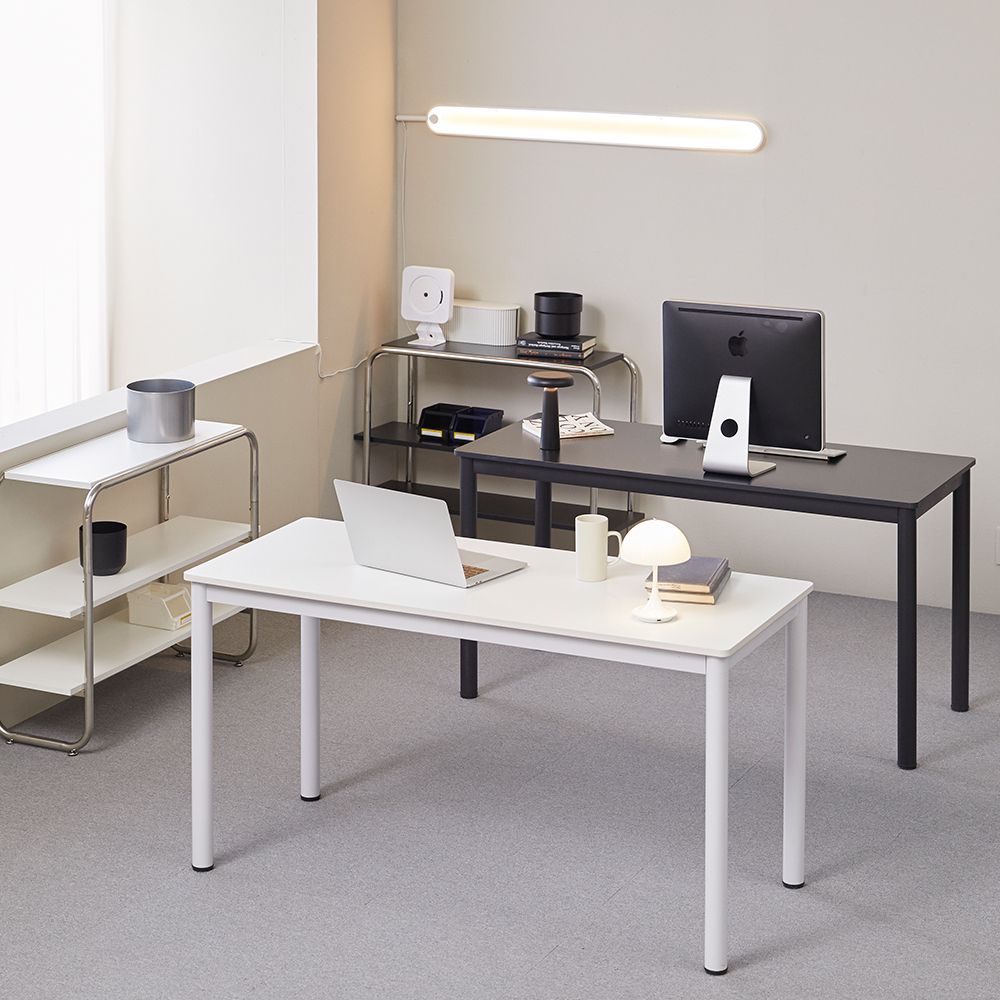 16piece MULTI デスク 100cm［2色］ ホワイト ブラック 加工木材 幅