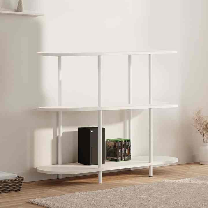 ラウンド ラック 3段 100cm［2色］