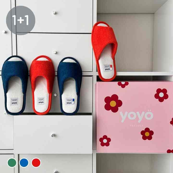 TERRY ルームシューズ 2足セット［3色・2サイズ］