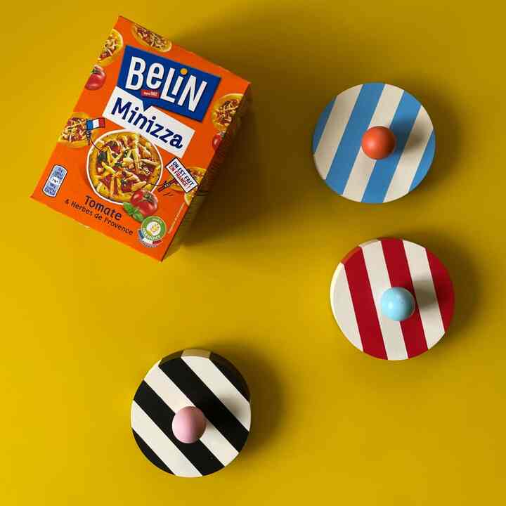 ストライプ One Hook コートラック［30色］