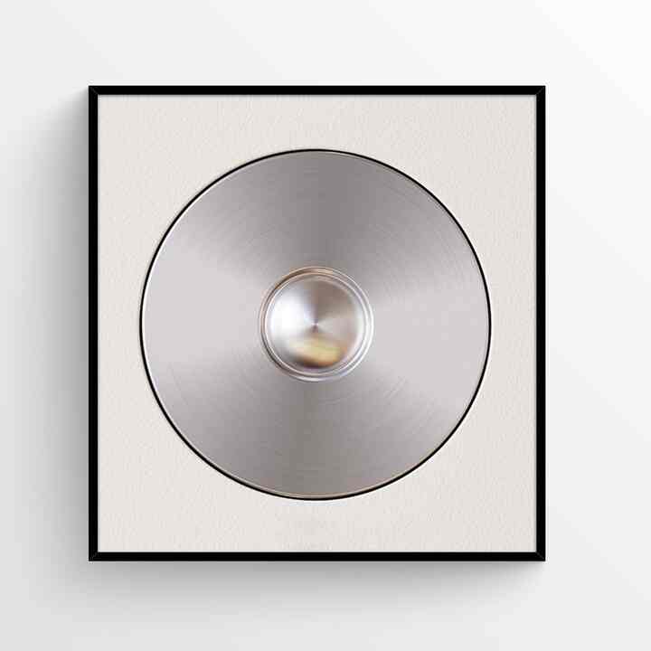 ポスター フレーム付き Hertz 42x42cm［8色］