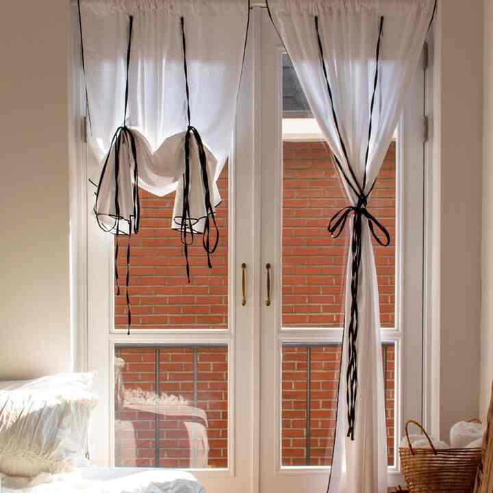 French ホワイト リネン カーテン［2色・7サイズ］