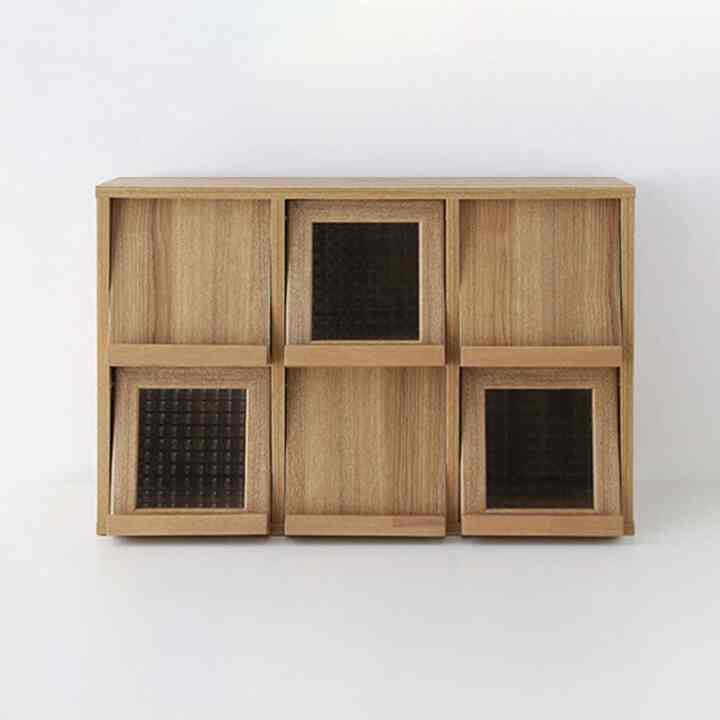 FILMON マガジンラック 6ドア 横タイプ［4色］