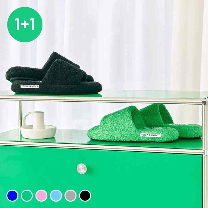 TERRY ルームシューズ 2足セット［6色・2サイズ］