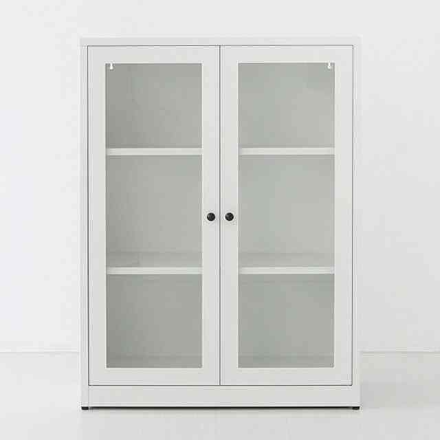 MKB キャビネット 2ドア ガラスタイプ