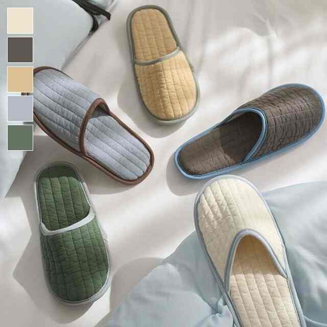 コットン ルームシューズ［5色・2サイズ］