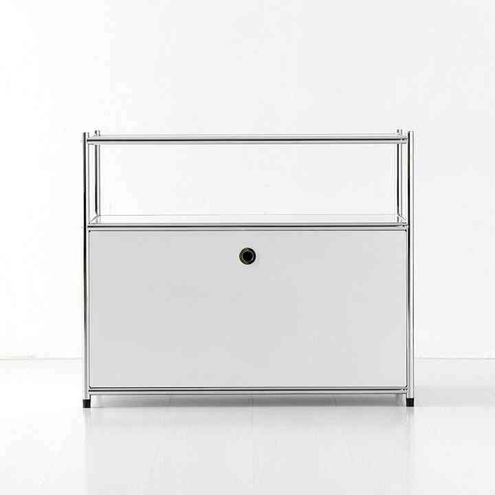 SIMPLIE 1x2 収納棚 1ドア［4色］