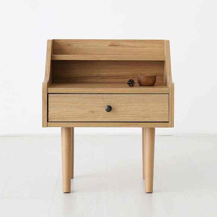 POLABO サイドテーブル 収納付き