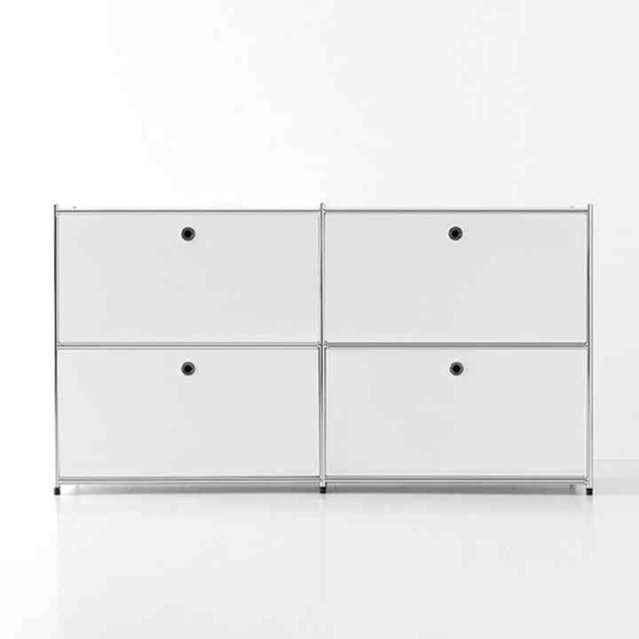 SIMPLIE 2x2 収納棚 4ドア［3色］