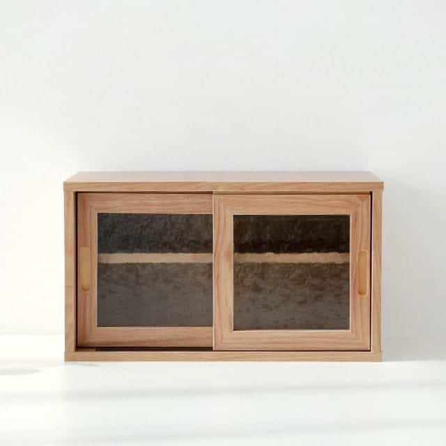 MUNIE ミニ 収納棚 2ドア Aタイプ［2色］