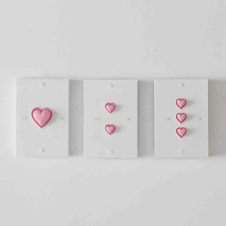 HEART SWITCH COVER PINK［3種］