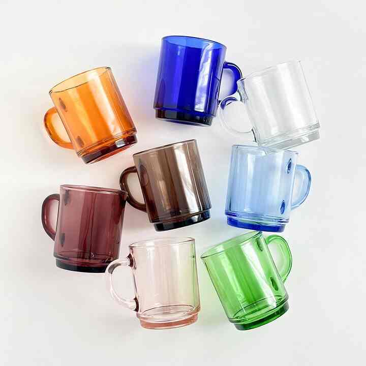 ベルサイユ ガラス マグカップ 260ml［8色］