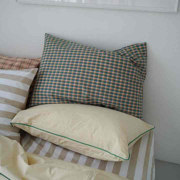 ホブス チェック 枕カバー［2サイズ］