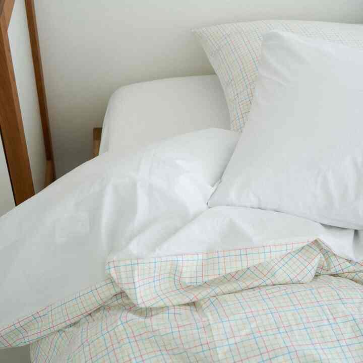 ミックスアンドホワイト 両面 布団カバー［3サイズ］