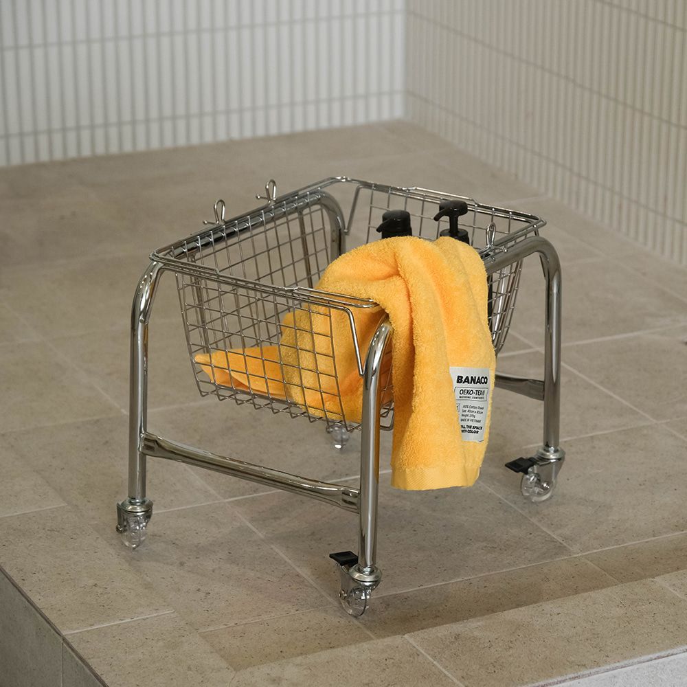 BANACO ステンレス バスケット カート シルバー| Ohouse(オーハウス)