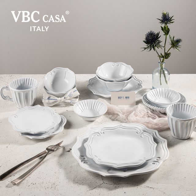 Syracuse Nature＆Freeze 食器 6人 22点セット［2色］ ホワイト グレー