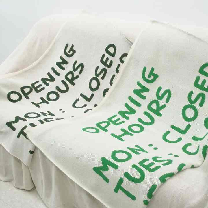 OPENING ニット ブランケット［2色・2サイズ］