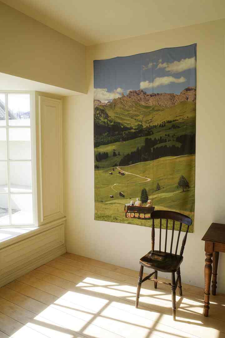 ファブリックポスター スイスの景色 130x200cm