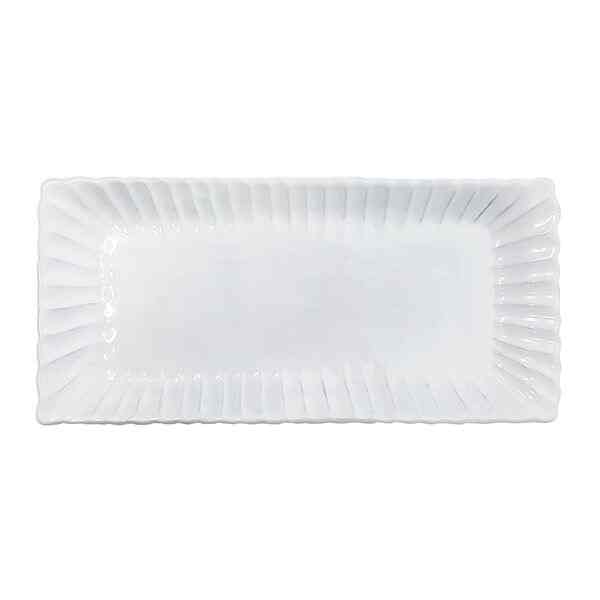 INCANTO 長方形 プレート ストライプ 26cm