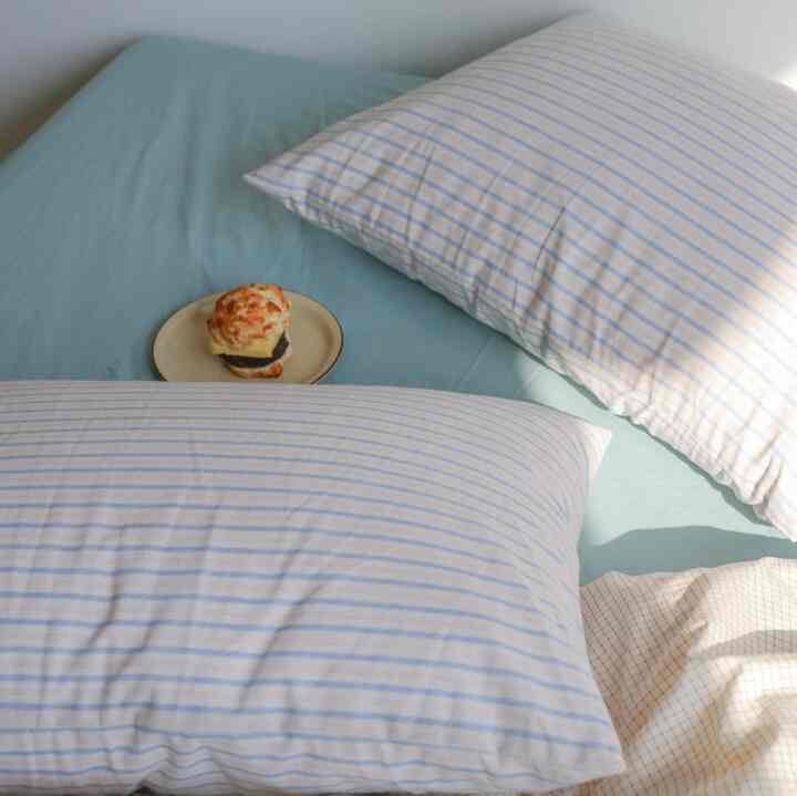 SAND ストライプ 冷感 枕カバー［2サイズ］